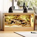 Habitat pour reptiles - Terrarium spacieux pour lézards, serpents et plus encore - 47.2