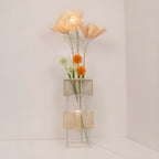 Lampadaire tressé LED à brancher pour salon