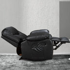 Fauteuil inclinable en cuir, large, durable, avec massage et chauffage