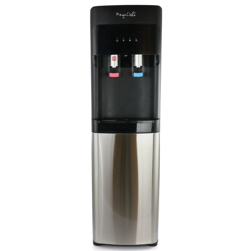 Distributeur d'eau chaude et froide à chargement par le bas MegaChef - 12x13.6x41