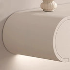 Meuble TV mural flottant en bois blanc avec rangement pour salon