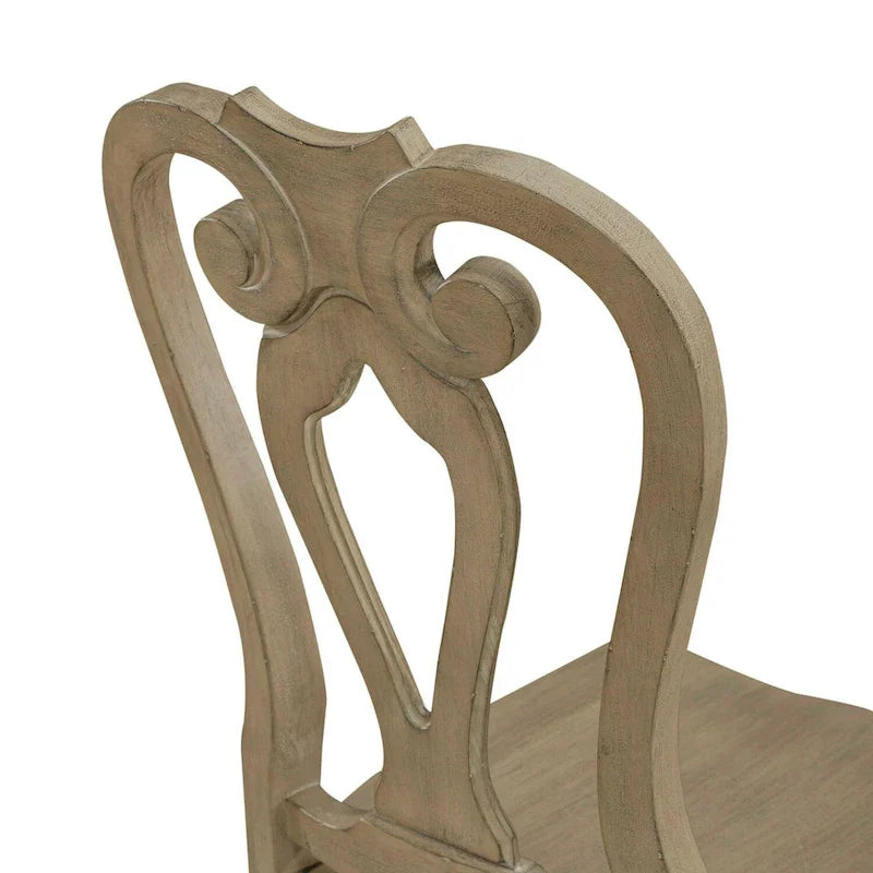 Chaise de salle à manger Magnolia Manor à dossier ajouré (lot de 2)