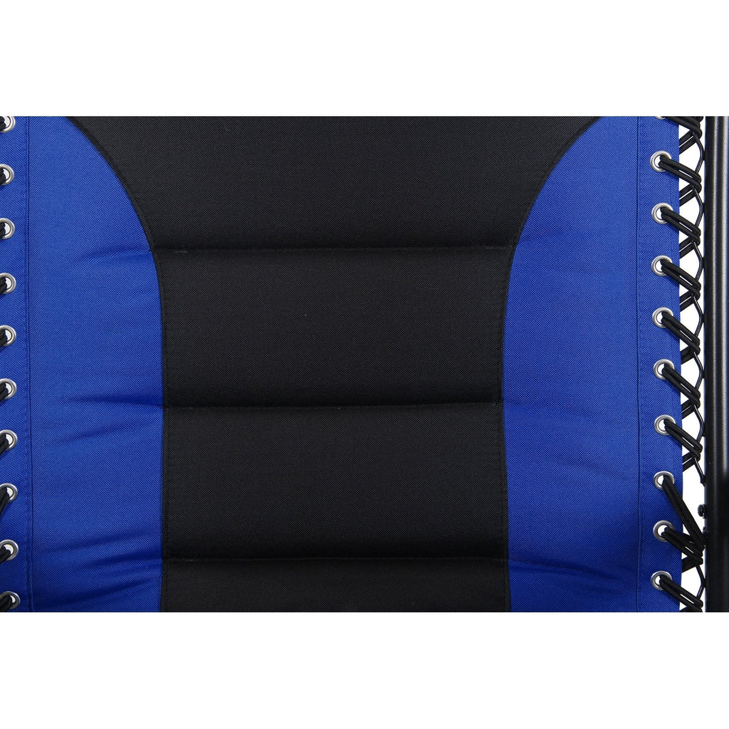 Fauteuil de relaxation zéro gravité XL surdimensionné et rembourré, avec accoudoirs plus larges, inclinable et porte-gobelet - N/A