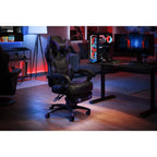 Chaise de jeu RESPAWN 110 Pro - Chaise de jeu avec repose-pieds, chaise de bureau ergonomique