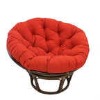 Fauteuil Papasan en rotin Bali de 42 pouces avec coussin en sergé