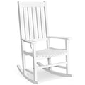 Chaise Berçante Cadre en Bois Massif Balancelle de Porche Intérieur Extérieur