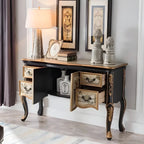 Console de rangement en bois "café français" avec tiroirs